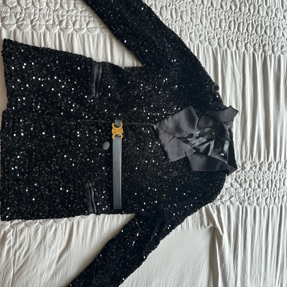 Sparkly Black Blazer - Picture 4 of 5